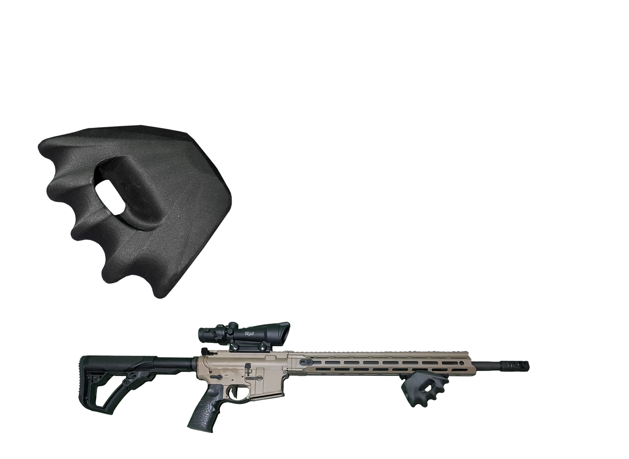 infographic on the grunt grip ergo